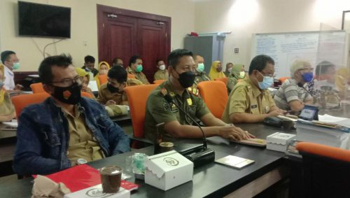 Komisi C DPRD Kota Surabaya menggelar hearing dengan sejumlah OPD dan PT Betjik Djojo, Selasa (8/3/2022)