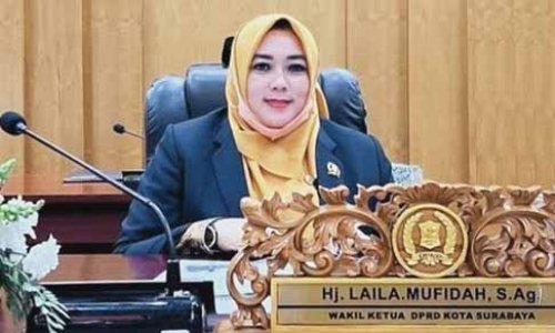 Wakil Ketua DPRD Kota Surabaya Laila Mufidah.@KBID2023