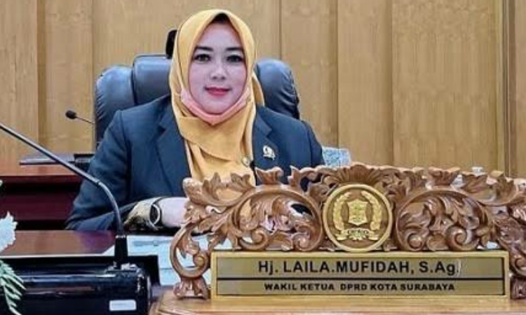 Wakil Ketua DPRD Surabaya, Hj Laila Mufidah.@KBID2024